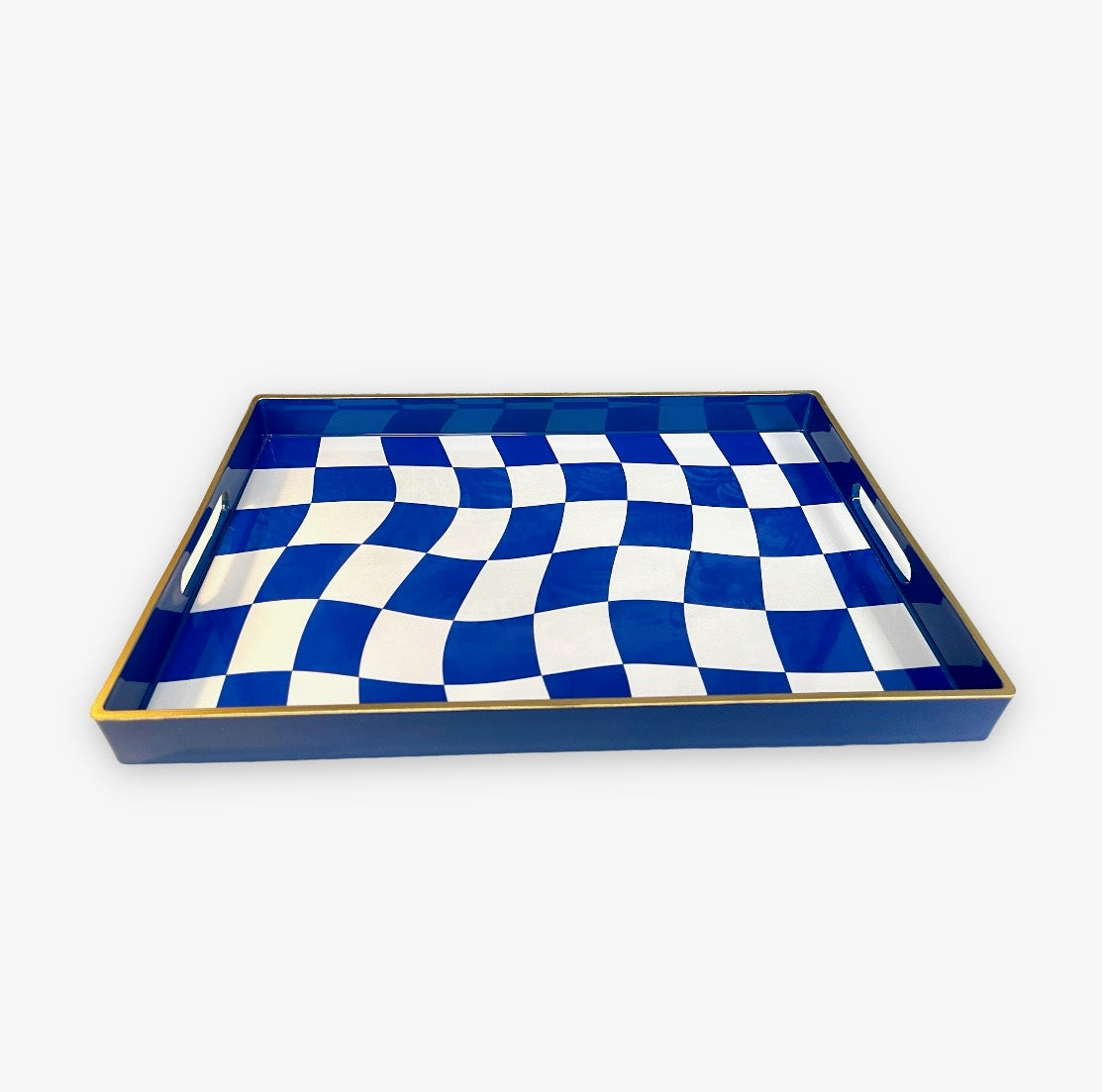 The Royal Blue Chess Tray